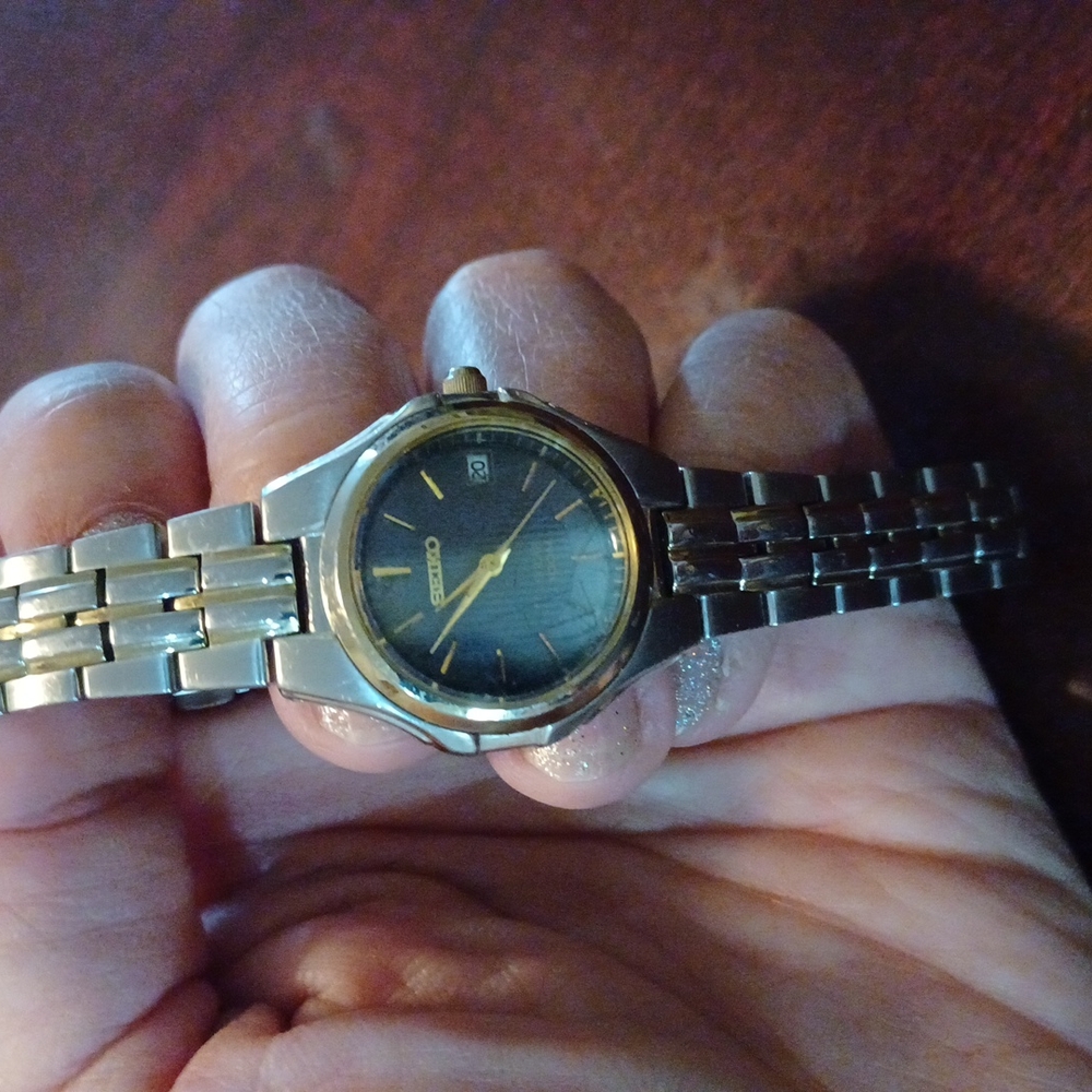 Seiko womens two-tone watch